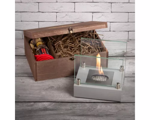 Подарочный набор SteelHeat PREMIUM BOX ALBA Серый + деревянная коробка + стартовый комплект Подарочный набор SteelHeat PREMIUM BOX ALBA Серый + деревянная коробка + стартовый комплект