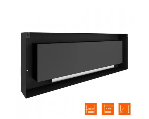 Биокамин SteelHeat WALL GRAND 1800 черный Биокамин SteelHeat WALL GRAND 1800 черный