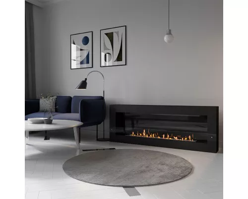 Биокамин SteelHeat WALL GRAND 1800 черный Биокамин SteelHeat WALL GRAND 1800 черный